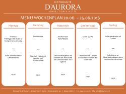 öffnen - Ristorante Da Aurora