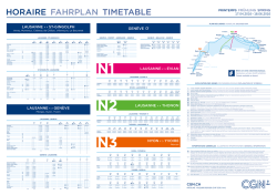 Horaire PDF - Printemps