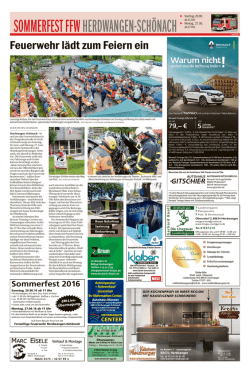SOMMERFEST FFW HERDWANGEN-SCH&Ouml;NACH   Sonntag, 26.06.