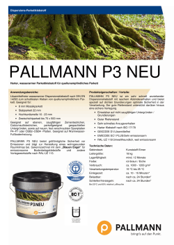 pallmann p3 neu - izs-shop