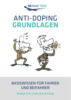 anti-doping grundlagen