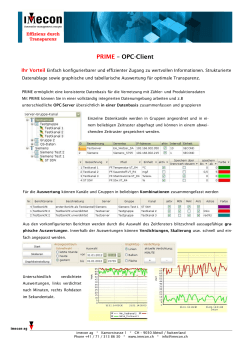 OPC-Client - imecon ag
