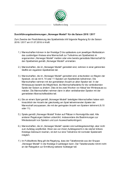 Norweger Modell als PDF - SpVg Dümmlinghausen