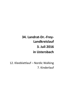 34. Landkreislauf - Landkreis Augsburg