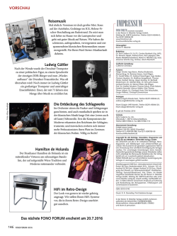 impressum - Fono Forum