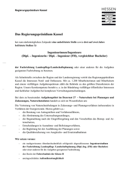 Ingenieurinnen / Ingenieure der Fachrichtung Landespflege