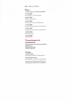 KiB Einlegeblatt