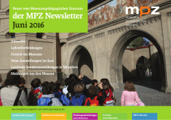 MPZ Newsletter - Bayerisches Staatsministerium für Bildung und