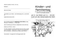Kinder- und Familientag - evangelisch-in-kehl