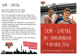 LIVETag 2016 - CVJM Stuttgart