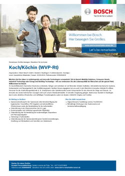 Koch/Köchin (WVP-Rt)