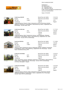 E-Mail - Worch Landtechnik GmbH