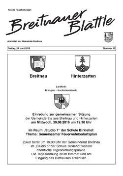 - Gemeinde Breitnau