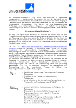 SFB 1167 - Kennziffer 10/16/7.41