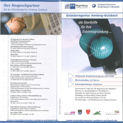 hier - Gründeragentur Amberg