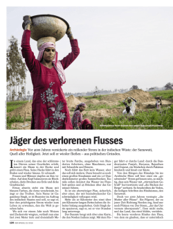 J&auml;ger des verlorenen Flusses