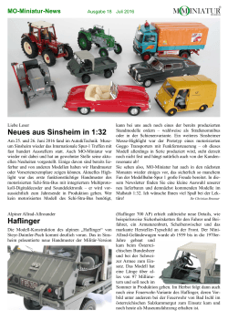 MO-Miniatur-News - Ausgabe 18