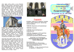 Husarentempelfeier 18.06.2016
