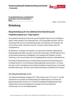 Bürgerbeteiligung für die städtebauliche