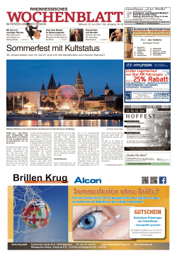 Rheinhessisches Wochenblatt vom 22.06.2016