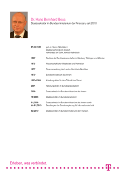 Dr. Hans Bernhard Beus