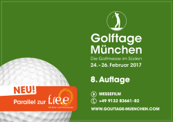 Golftage M&uuml;nchen