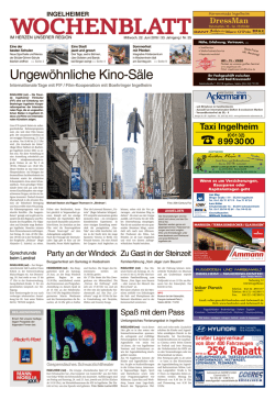 Ingelheimer Wochenblatt vom 22.06.2016