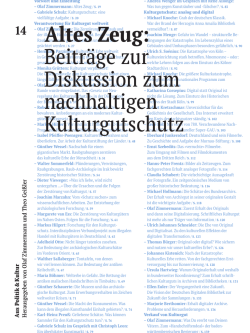 Altes Zeug - Deutscher Kulturrat