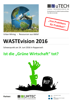 WASTEvision 2016 - WERZ - HSR Hochschule für Technik Rapperswil