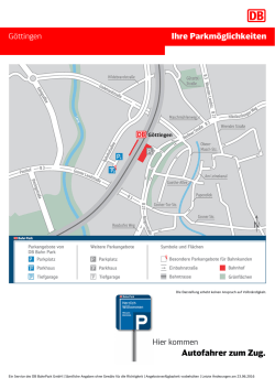 Ihre Parkm&ouml;glichkeiten Autofahrer zum Zug.