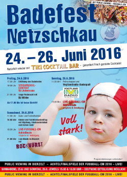 Page 1 – nun 2016 24.–26. Juni L-Tr- , ), ert frisch gemixte Cocktails