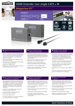 HDMI Extender over single CAT5 + IR MegaView 81
