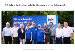 Folie 1 - TV Jahn Schweinfurt