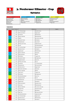 Spielplan