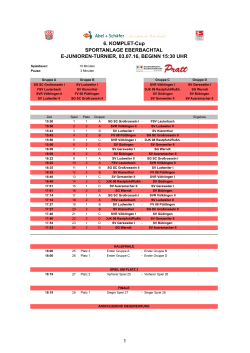 E-Junioren - SV 1910 Geislautern