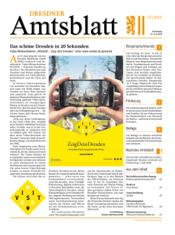 Dresdner Amtsblatt 2016 KW 25