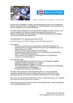 Verkäufer/-in Abwassertechnik