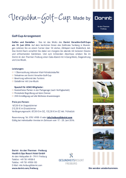 Verwöhn-Golf-Cup.Made by - Gesundheitsresort Freiburg