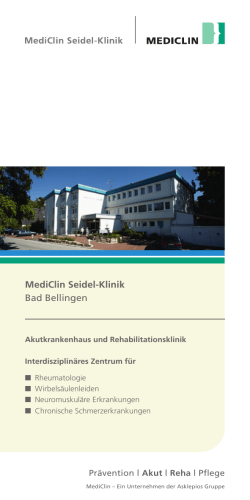 MediClin Seidel-Klinik Bad Bellingen