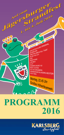 J&auml;gersburger Strandfest 2016