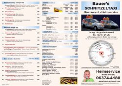 Heimservice/Schnitzeltaxi