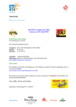 Info KITU Reise 2016
