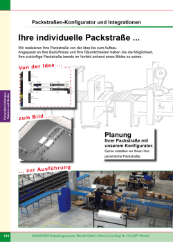 Ihre individuelle Packstra&szlig;e