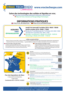 informations pratiques