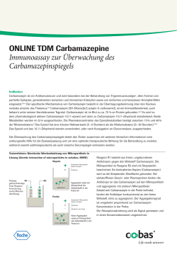 ONLINE TDM Carbamazepine - Testbeschreibung