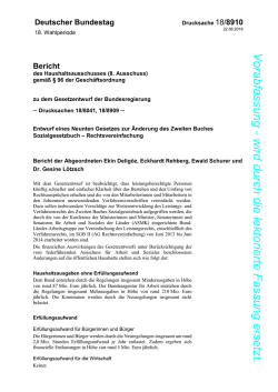 Drucksachen 18/8041, 18/8909 - DIP
