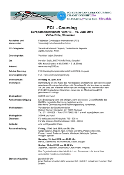 FCI - Coursing