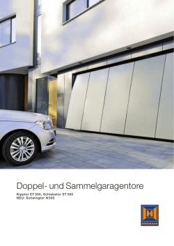 Doppel- und Sammelgaragentore