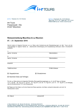 i+r-Mauritius-Anmeldung