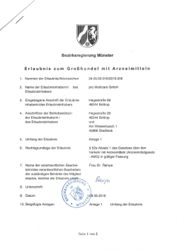 Gro&szlig;handelserlaubnis